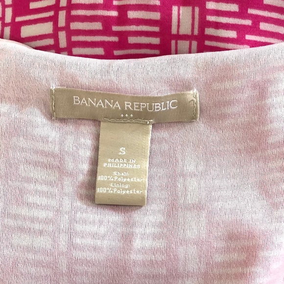 Banana Republic Pink & White Tank Blouse S - Picture 4 of 4
